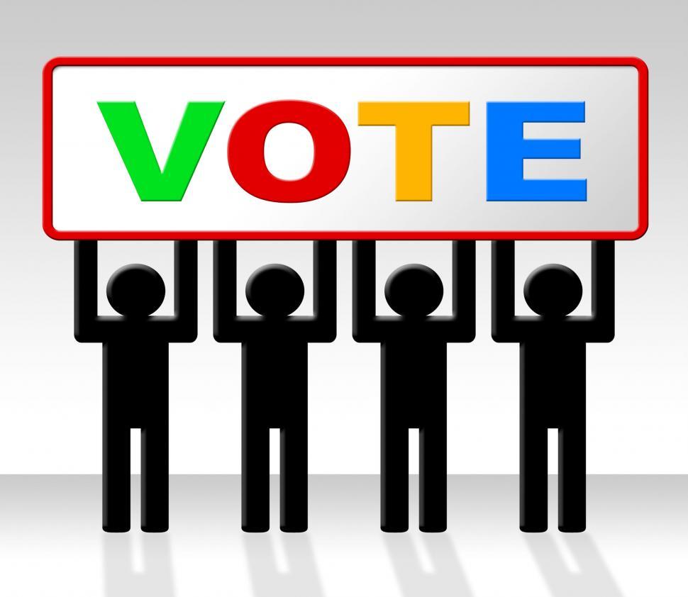 Free Image of Vote Poll Represents Decide Elect And Choosing 