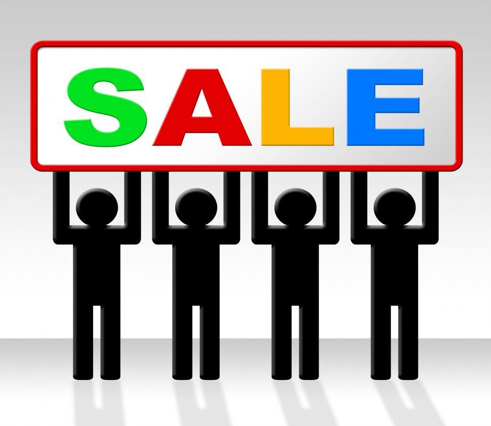 Free Image of Sale Discount Indicates Retail Reduction And Save 