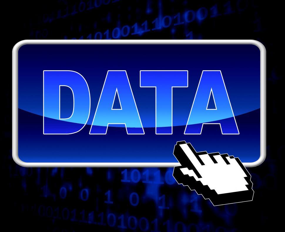 Free Image of Data Button Represents World Wide Web And Network 