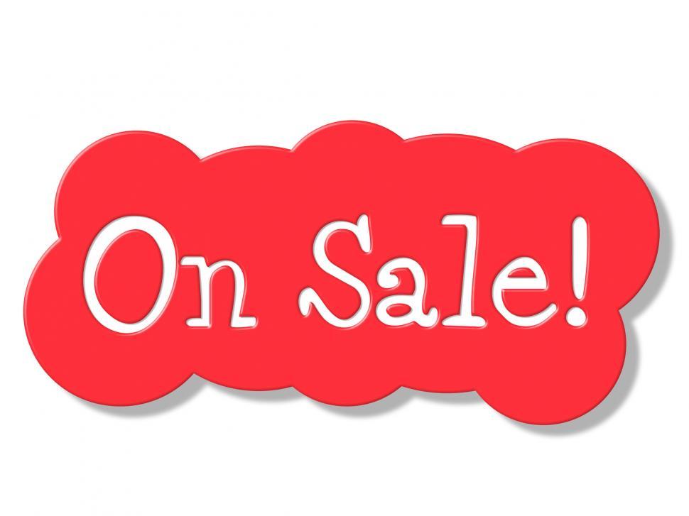 Free Image of On Sale Indicates Clearance Offer And Discount 