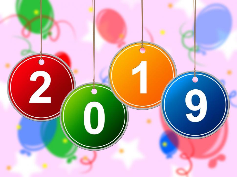 Free Image of New Year Shows Two Thousand Nineteen And Annual 