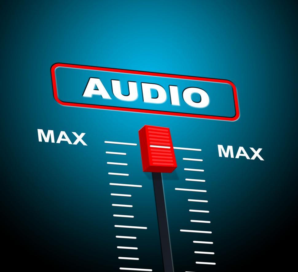 Free Image of Music Audio Represents Sound Track And Technology 