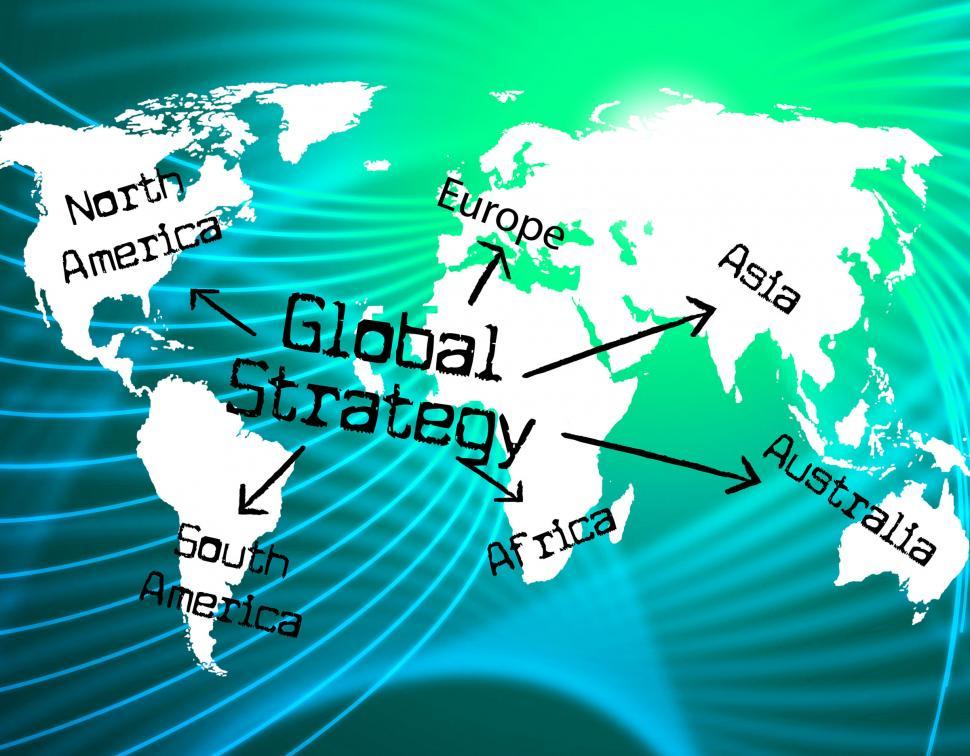 Free Image of Global Strategy Shows Worldwide Globe And Earth 