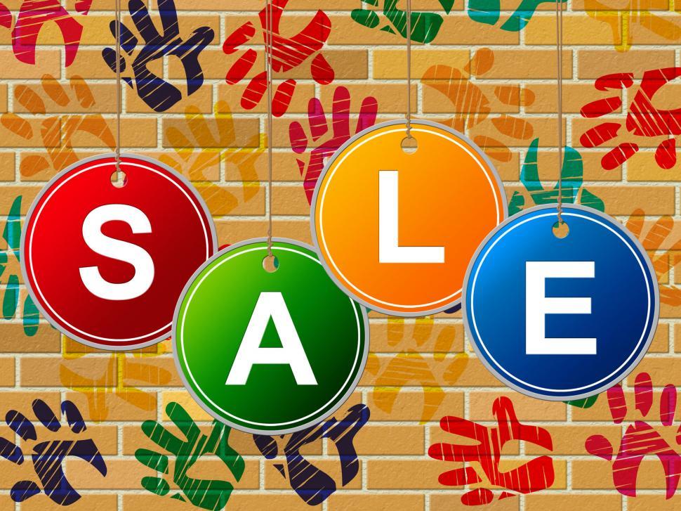 Free Image of Sale Kids Represents Youngster Save And Offer 