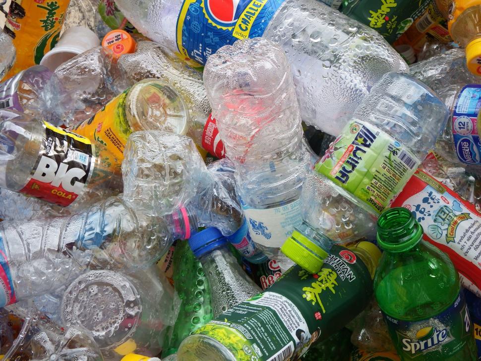 Free Image of Recycled Plastic Bottles  