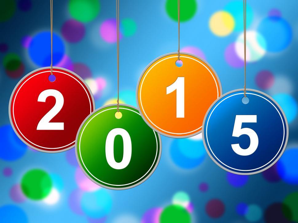 Free Image of New Year Means Two Thousand Fifteen And Celebrating 