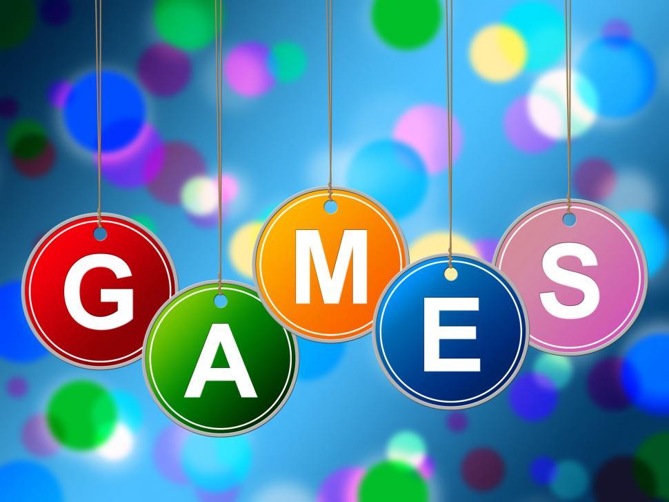 Free Image of Games Play Represents Recreational Gaming And Entertainment 