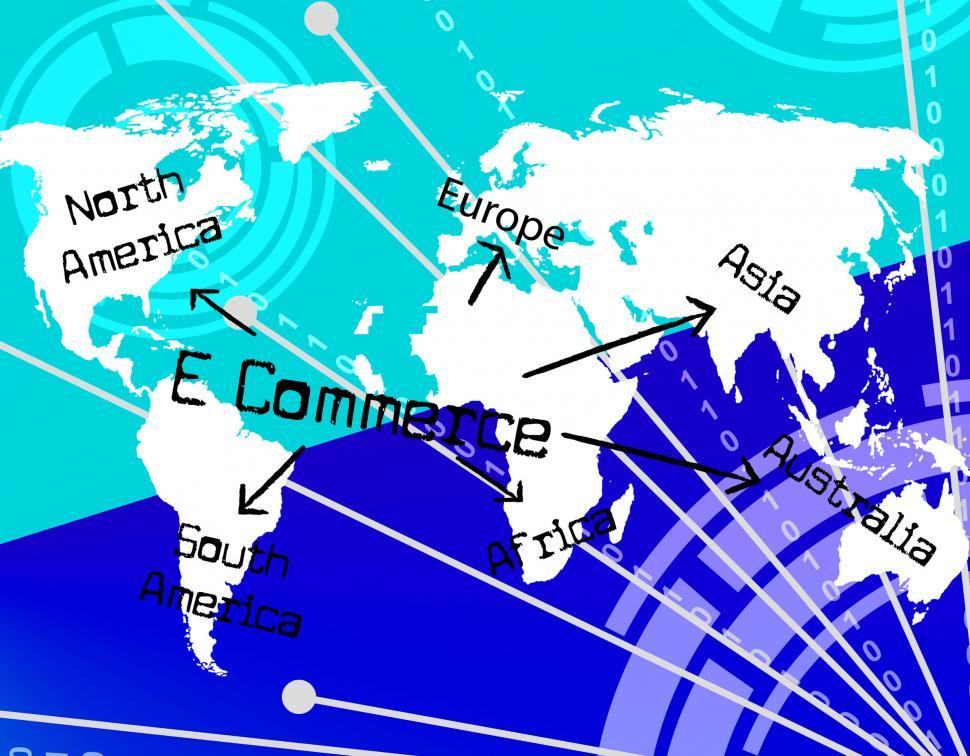 Free Image of World E Commerce Means Globalise Selling And Company 