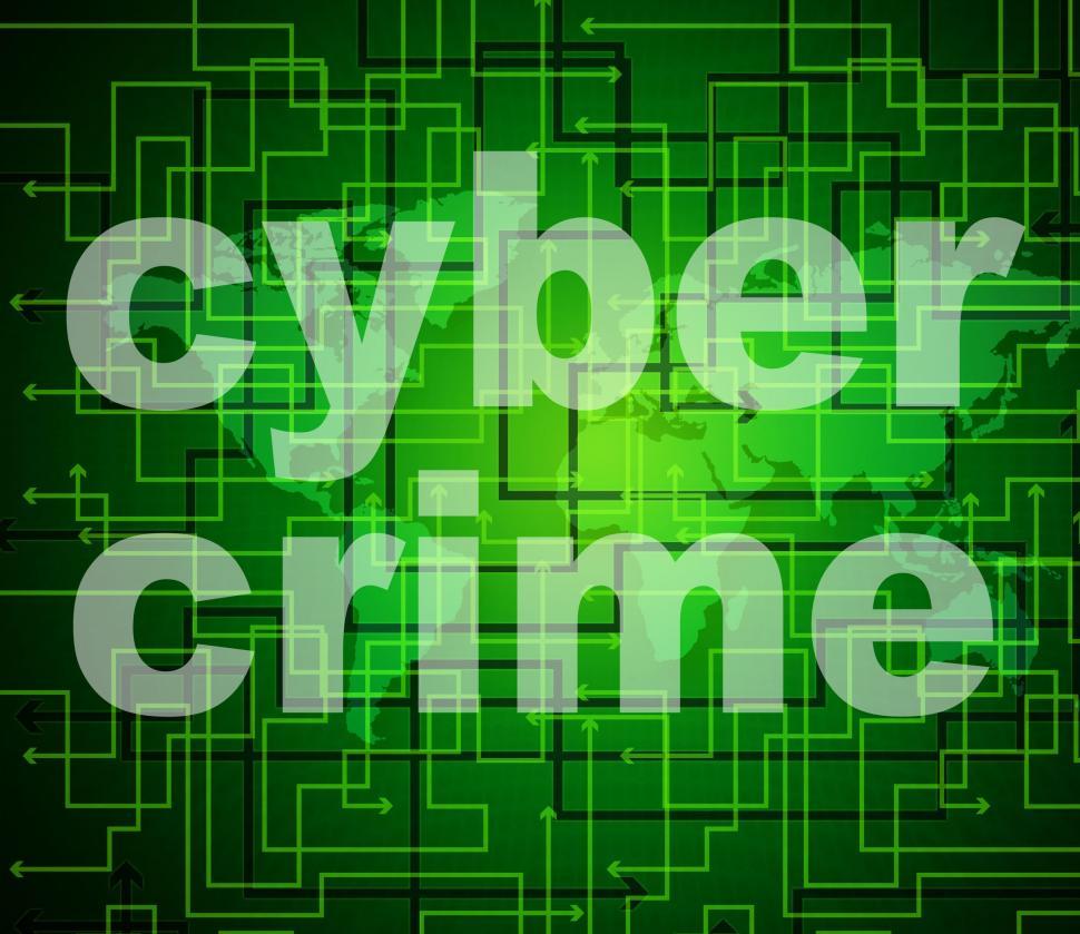 Free Image of Cyber Crime Means World Wide Web And Criminal 