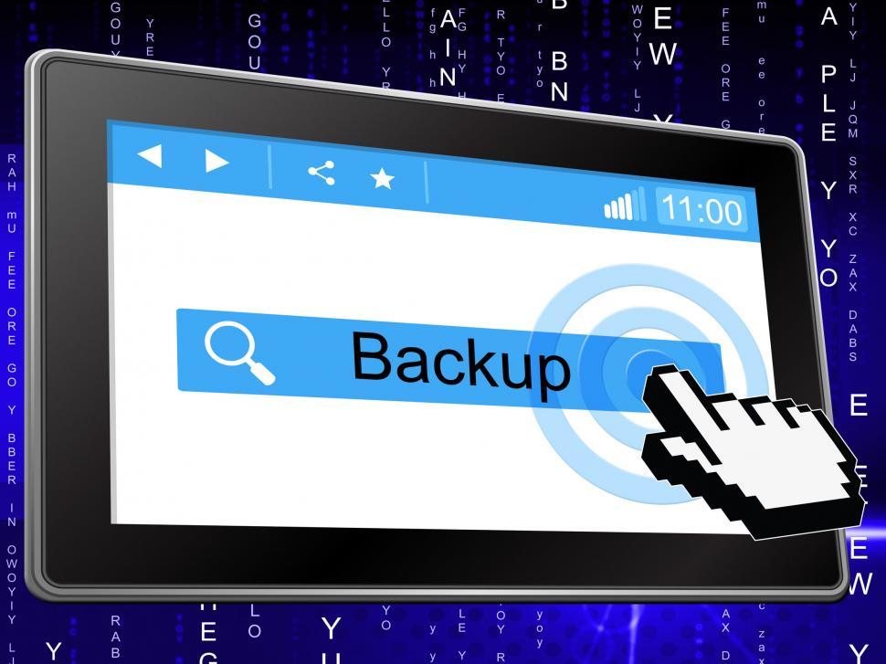 Free Image of Online Backup Represents World Wide Web And Archives 