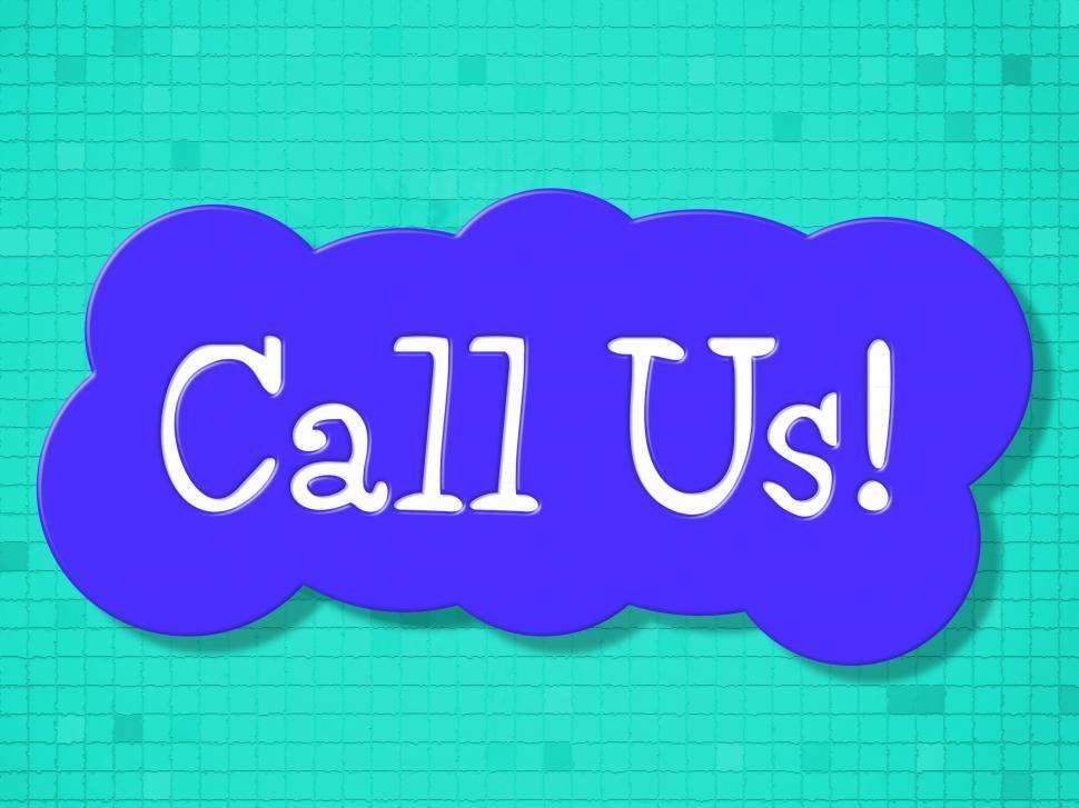 Free Image of Call Us Means Communication Communicating And Communicate 