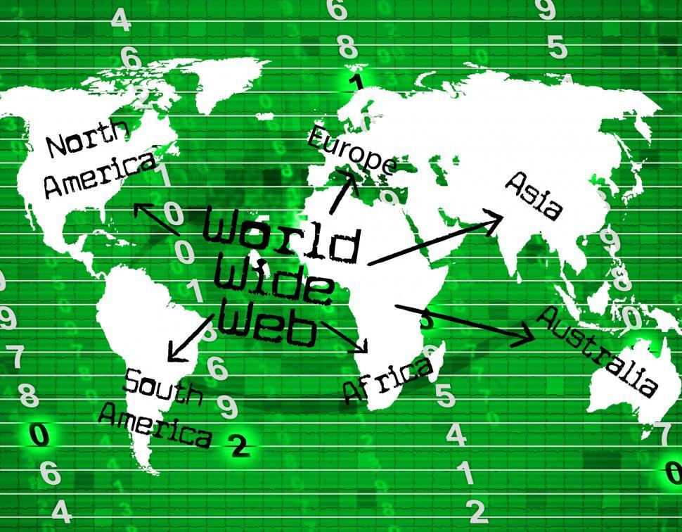 Free Image of World Wide Web Indicates Internet Net And Planet 
