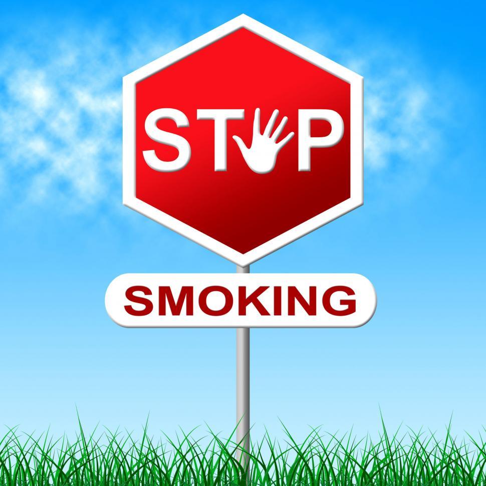 Free Image of No Smoking Represents Warning Sign And Danger 