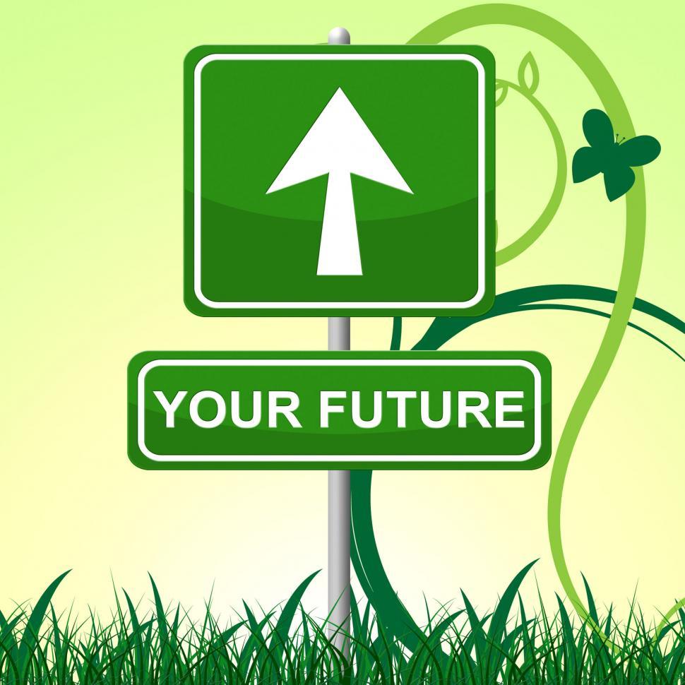 Free Image of Your Future Shows Pointing Advertisement And Forecasting 