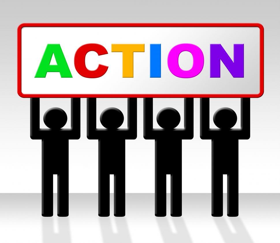 Free Image of Do It Now Means Act Placard And Urgent 