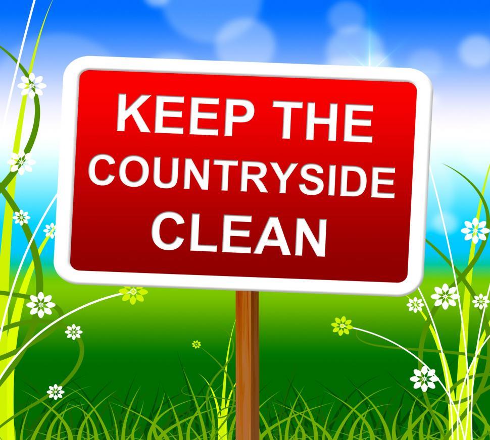 Free Image of Keep Countryside Clean Means Environment Untouched And Natural 
