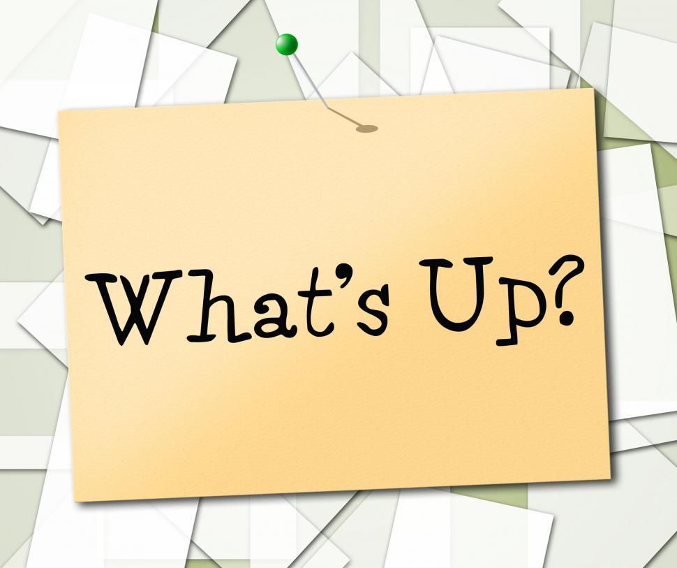 Free Image of Whats Up Shows Stumbling Block And Hurdle 