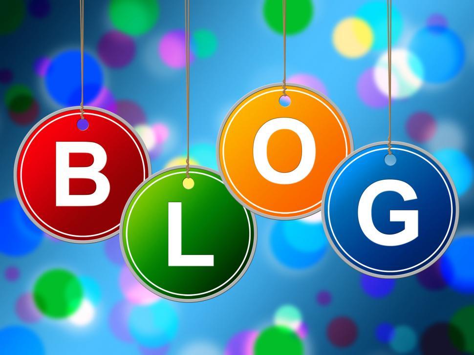 Free Image of Internet Blog Means World Wide Web And Site 