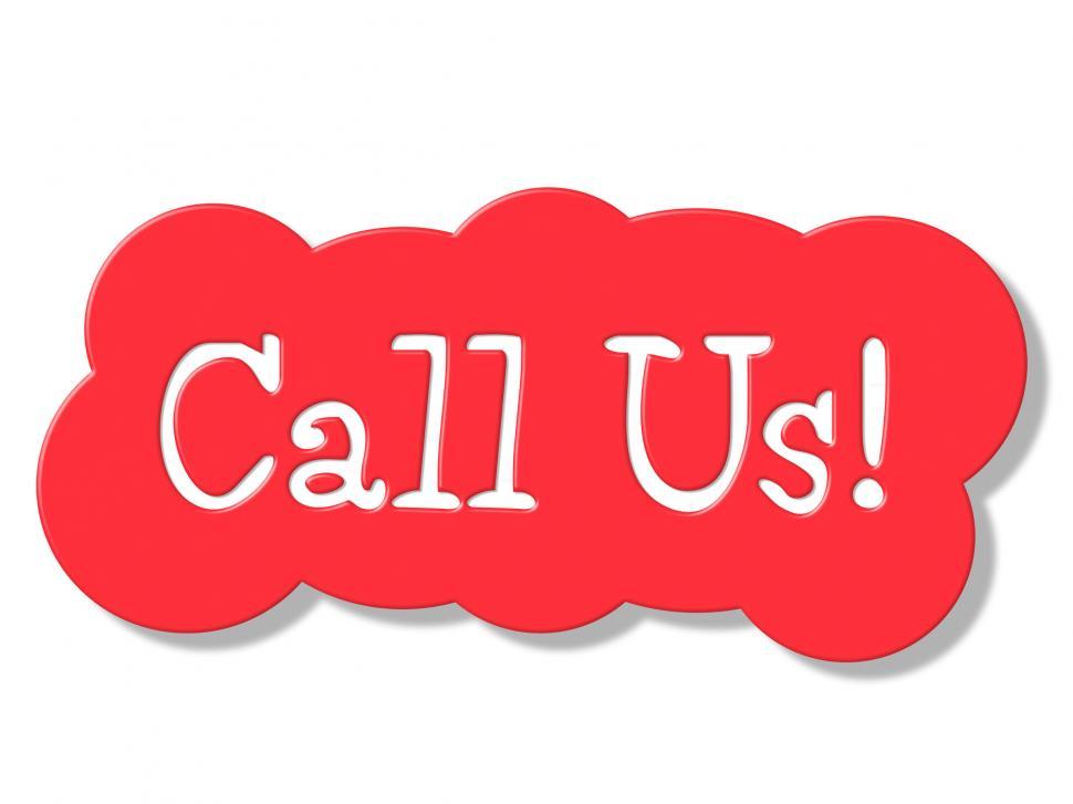 Free Image of Call Us Represents Conversation Communicate And Network 