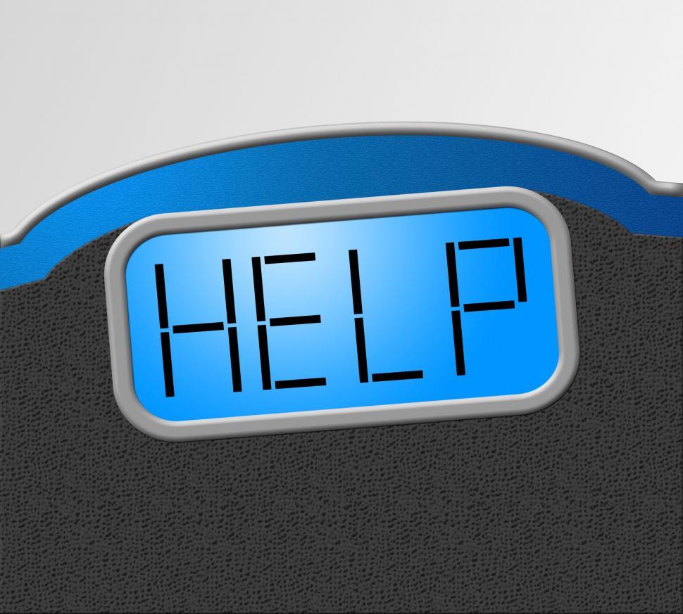 Free Image of Weight Loss Indicates Dietary Assisting And Help 