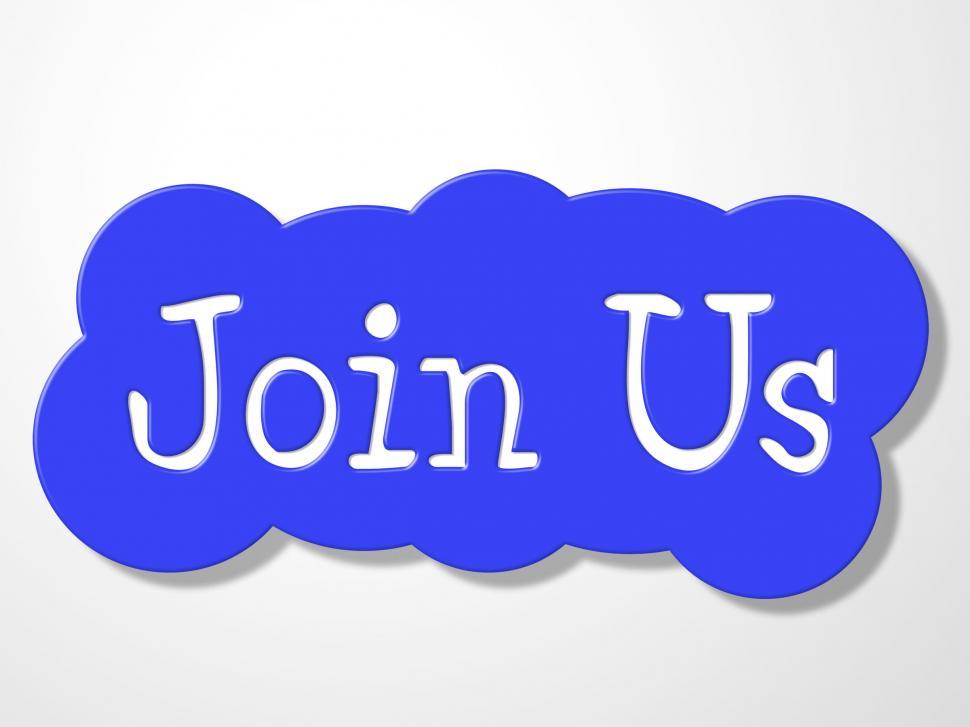 Free Image of Join Us Shows Sign Up And Admission 