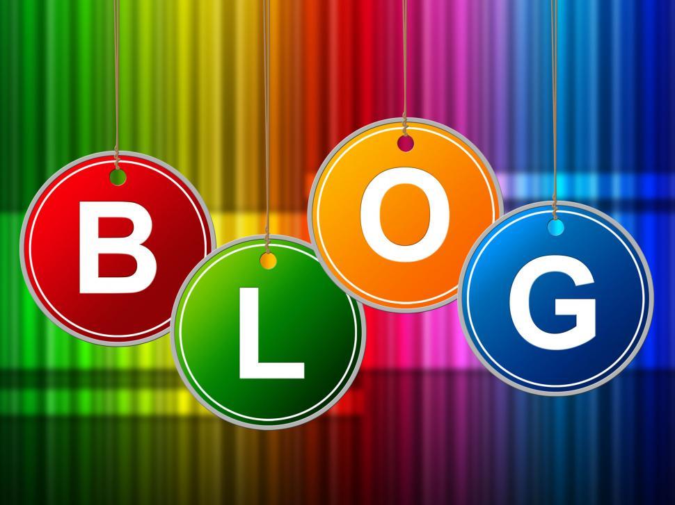 Free Image of Blog Internet Shows World Wide Web And Searching 