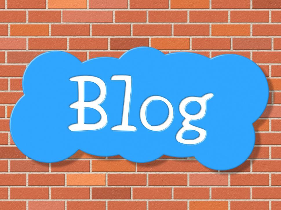 Free Image of Blog Sign Represents Site Websites And Weblog 