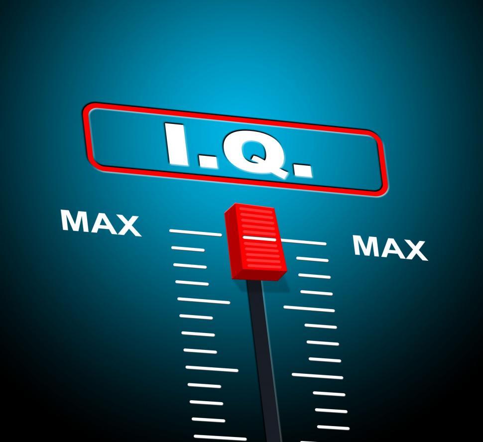 Free Image of Intelligence Iq Represents Brain Power And Acumen 