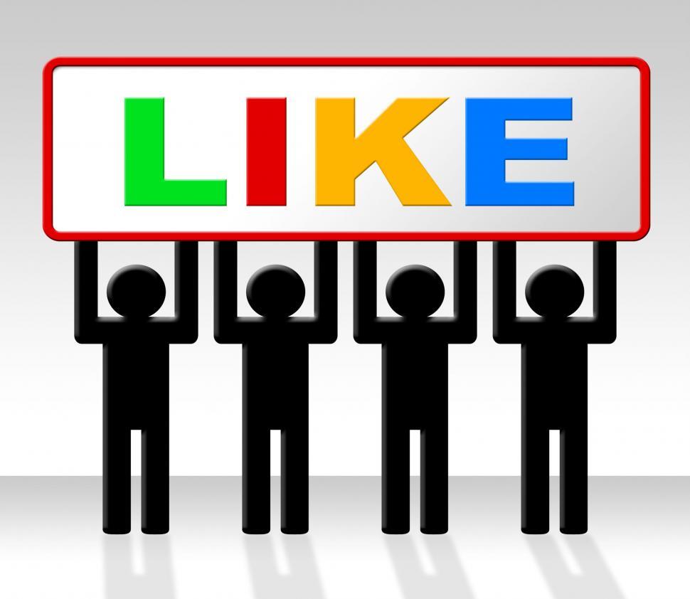 Free Image of Fans Like Indicates Social Media And Recommend 