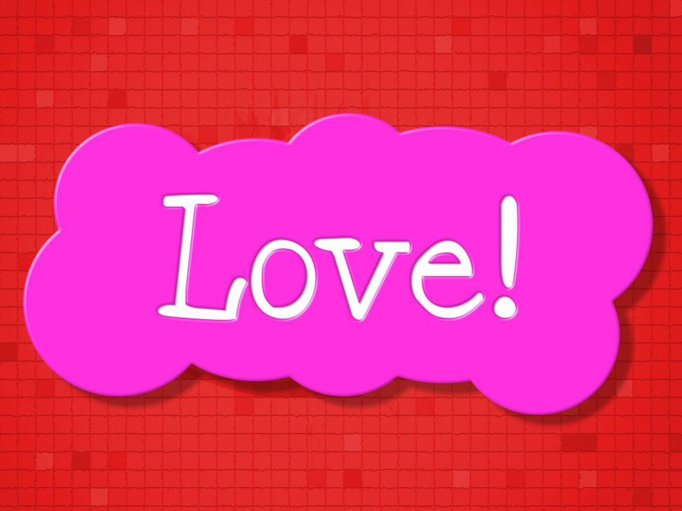 Free Image of Sign Love Shows Devotion Message And Dating 