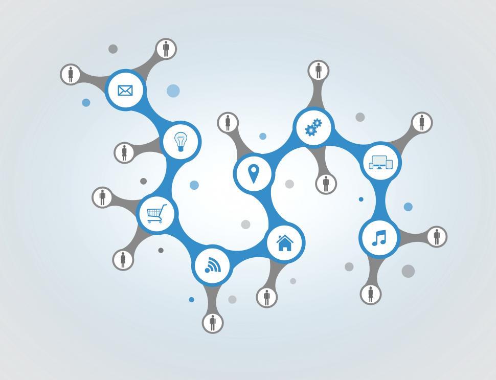 Free Image of Like an organic being - Internet of Things concept 