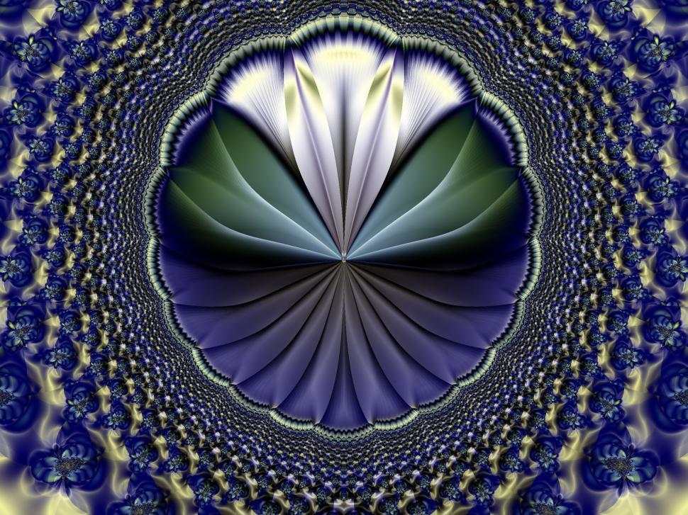 Free Image of Rosette Fractal 