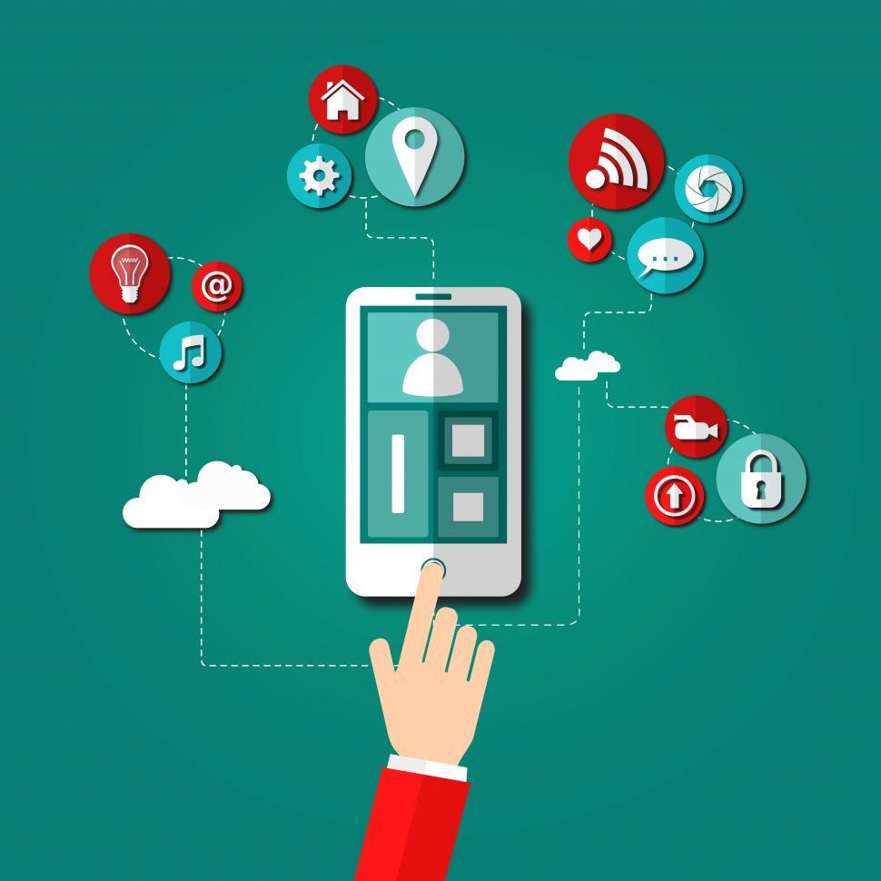Free Image of The shift to the cloud - Connecting with the digital cloud 