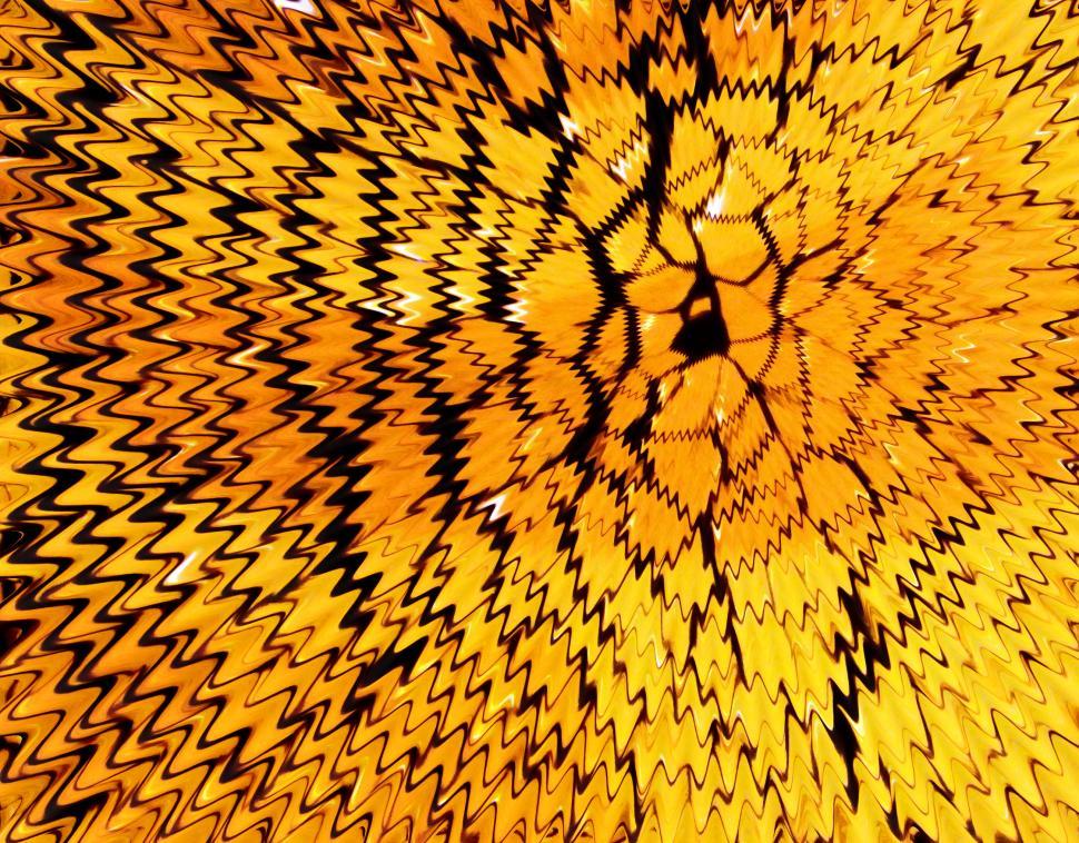 Free Image of Yellow Chevron Zigzag Pattern   