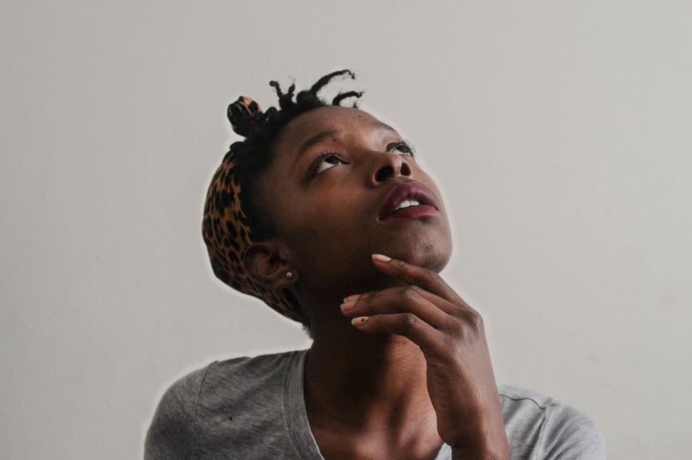 Free Image of Man With Dreadlocks Looking Up Into the Sky 