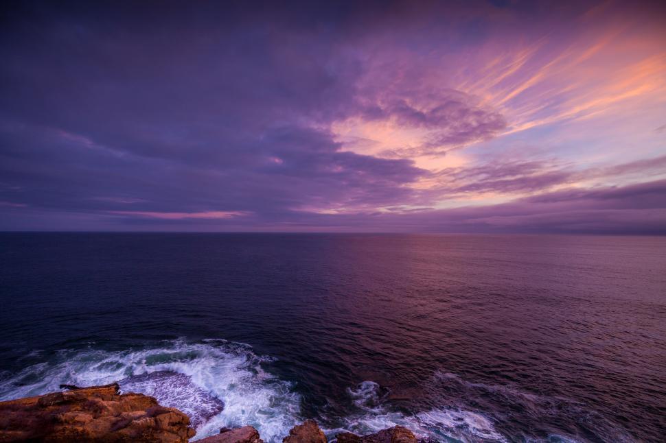 Free Image of Ocean View From Rocky Cliff 