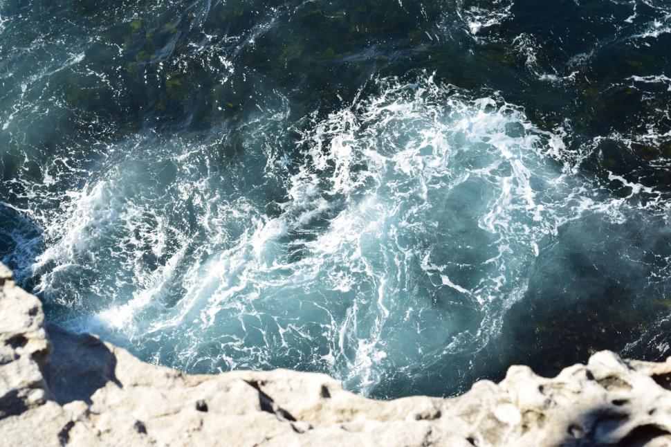 Free Image of Aerial View of Body of Water 