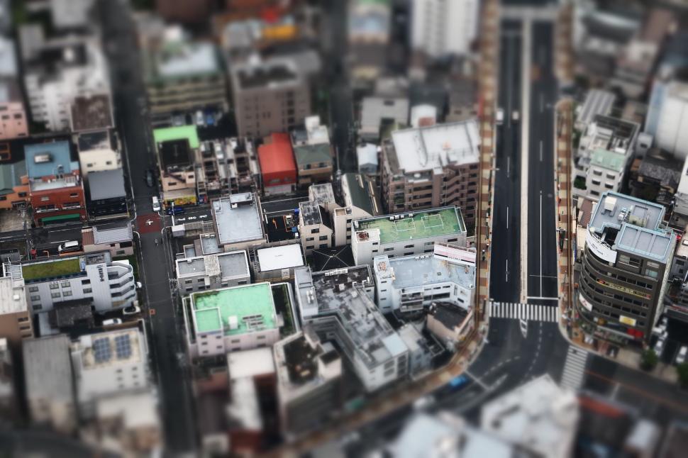 Free Image of Aerial View of a City With Numerous Buildings 