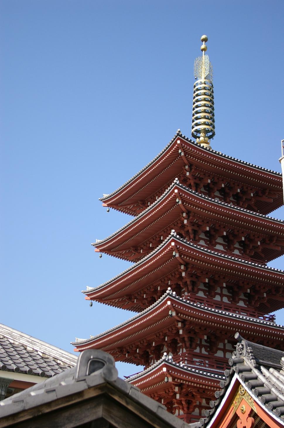 Free Image of Nara, Japan Pagoda 