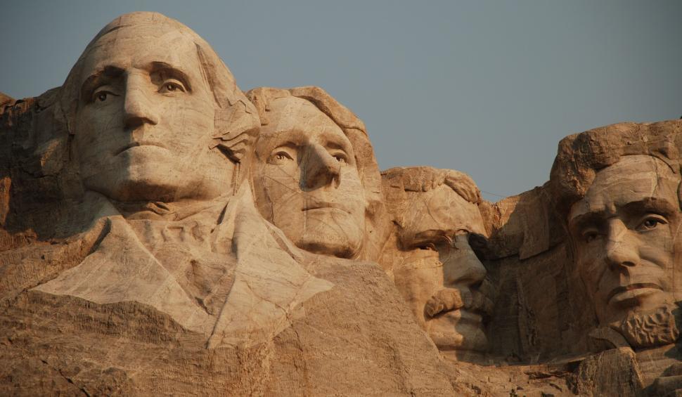 Free Image of Group of Presidents Carved Into Mountain 