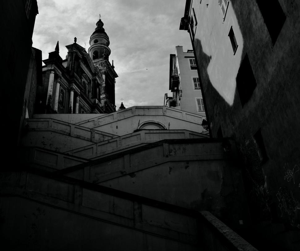 Free Image of Clock Tower Standing Tall in Monochrome 