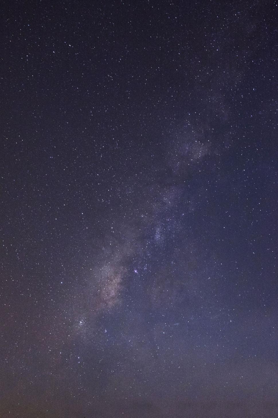 Free Image of Starry Night Sky Filled With Stars and Clouds 