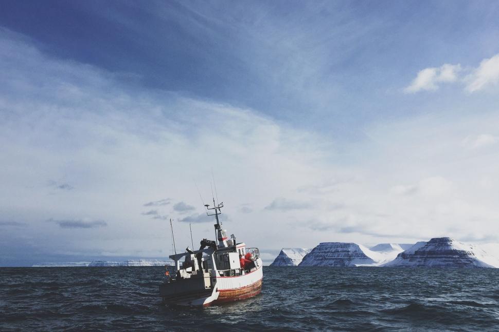 Free Image of Boat Sailing on Open Water 