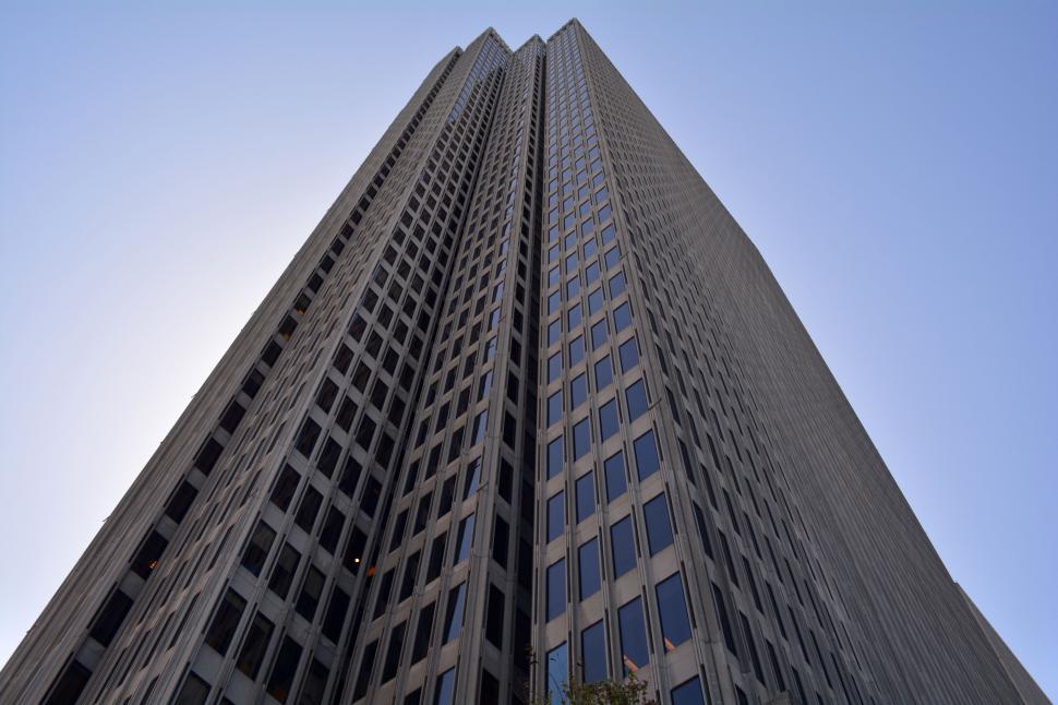 Free Image of Towering Building With Numerous Windows 