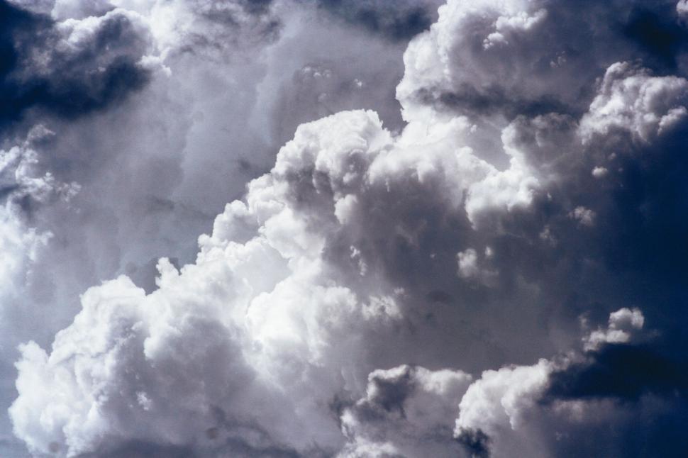 Free Image of Clouds Drifting in the Sky 