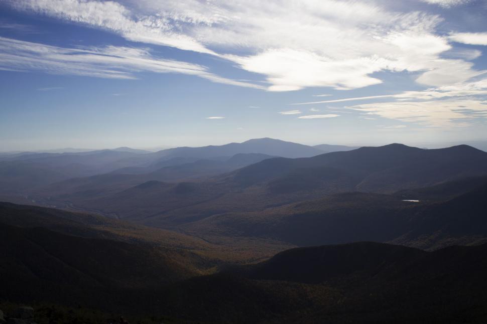 Free Image of Majestic Mountain Range With Clouds in the Sky 
