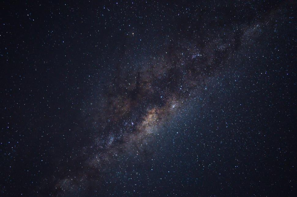 Free Image of The Night Sky With Stars and the Milky Way 