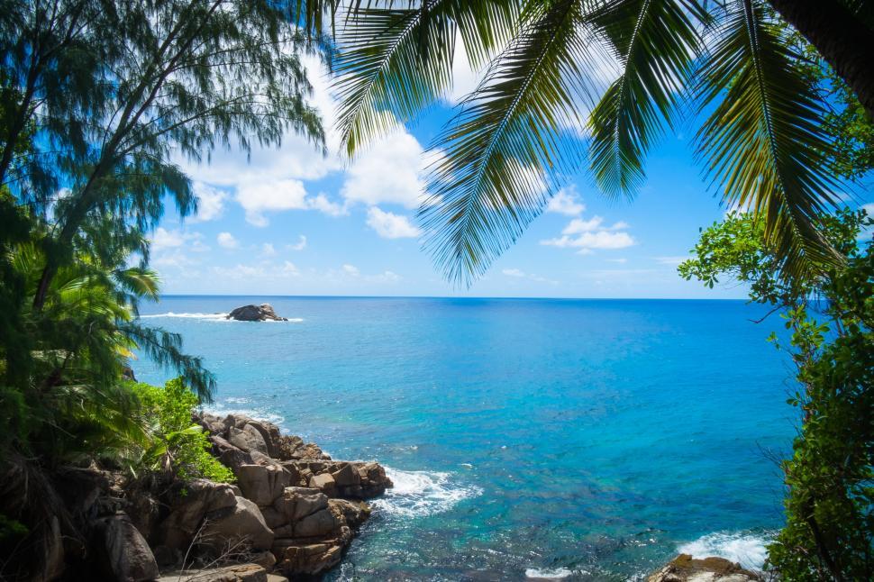 Free Image of Cliffside View of the Ocean 