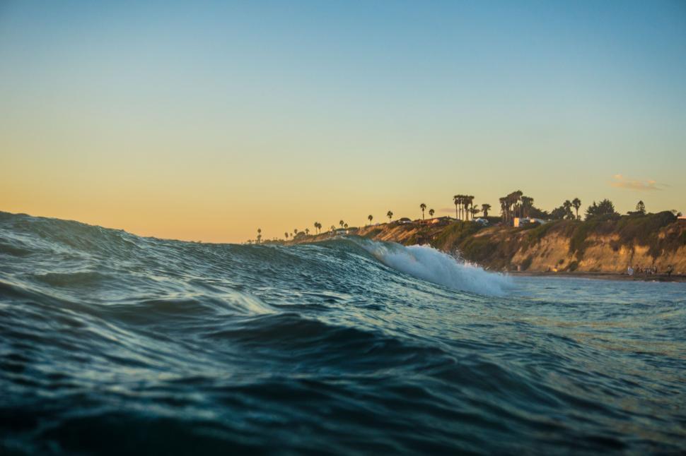Free Image of Island in Distant Water 