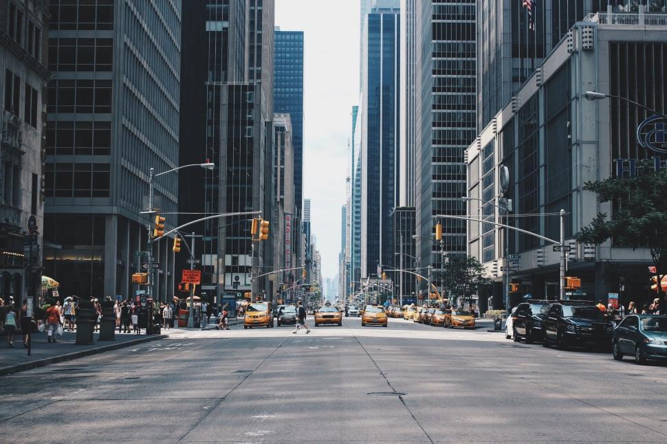 Free Image of Urban Cityscape With Tall Buildings 